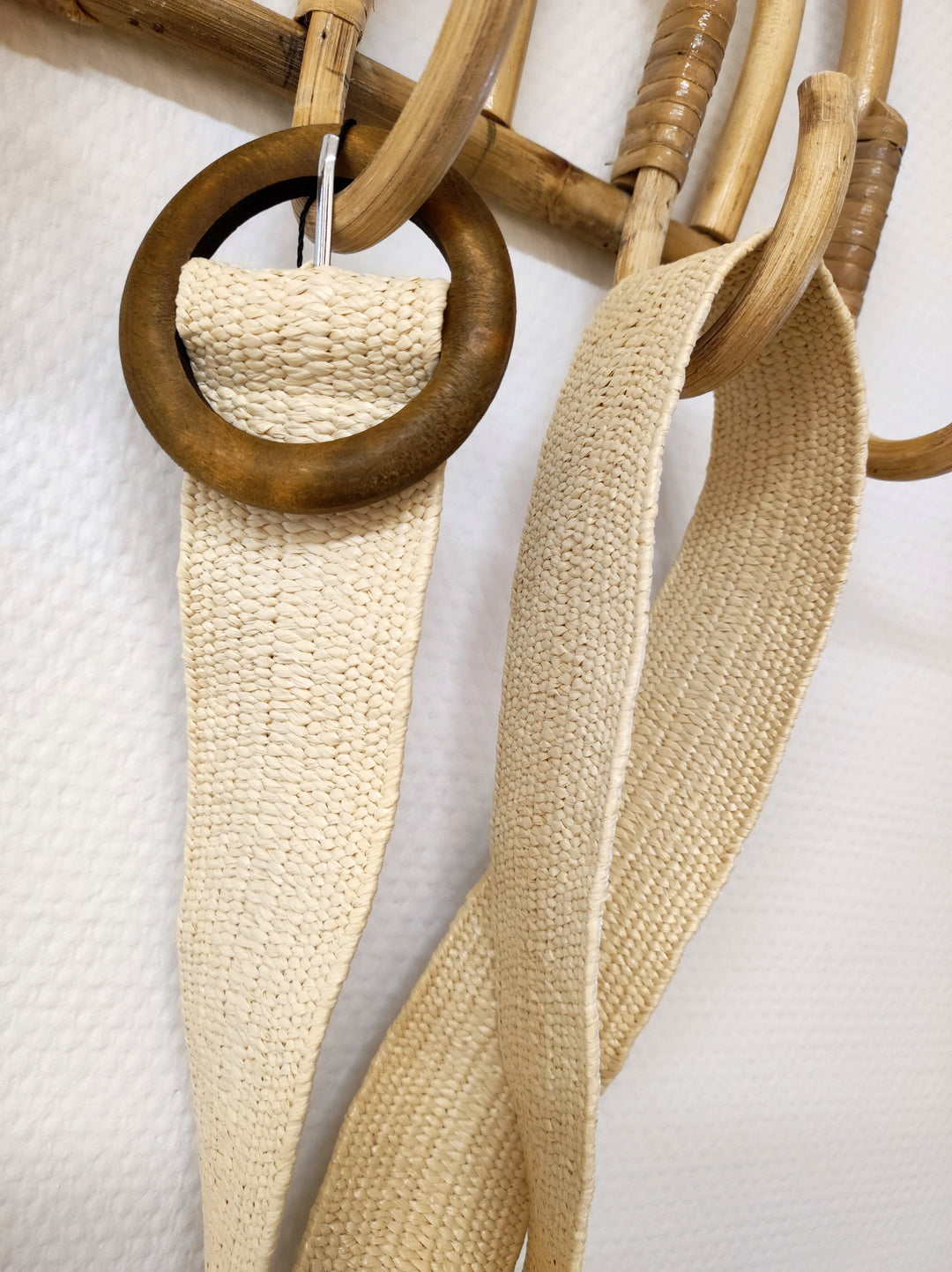 elastischer Taillengürtel - Kleidergürtel - Hosengürtel - beige