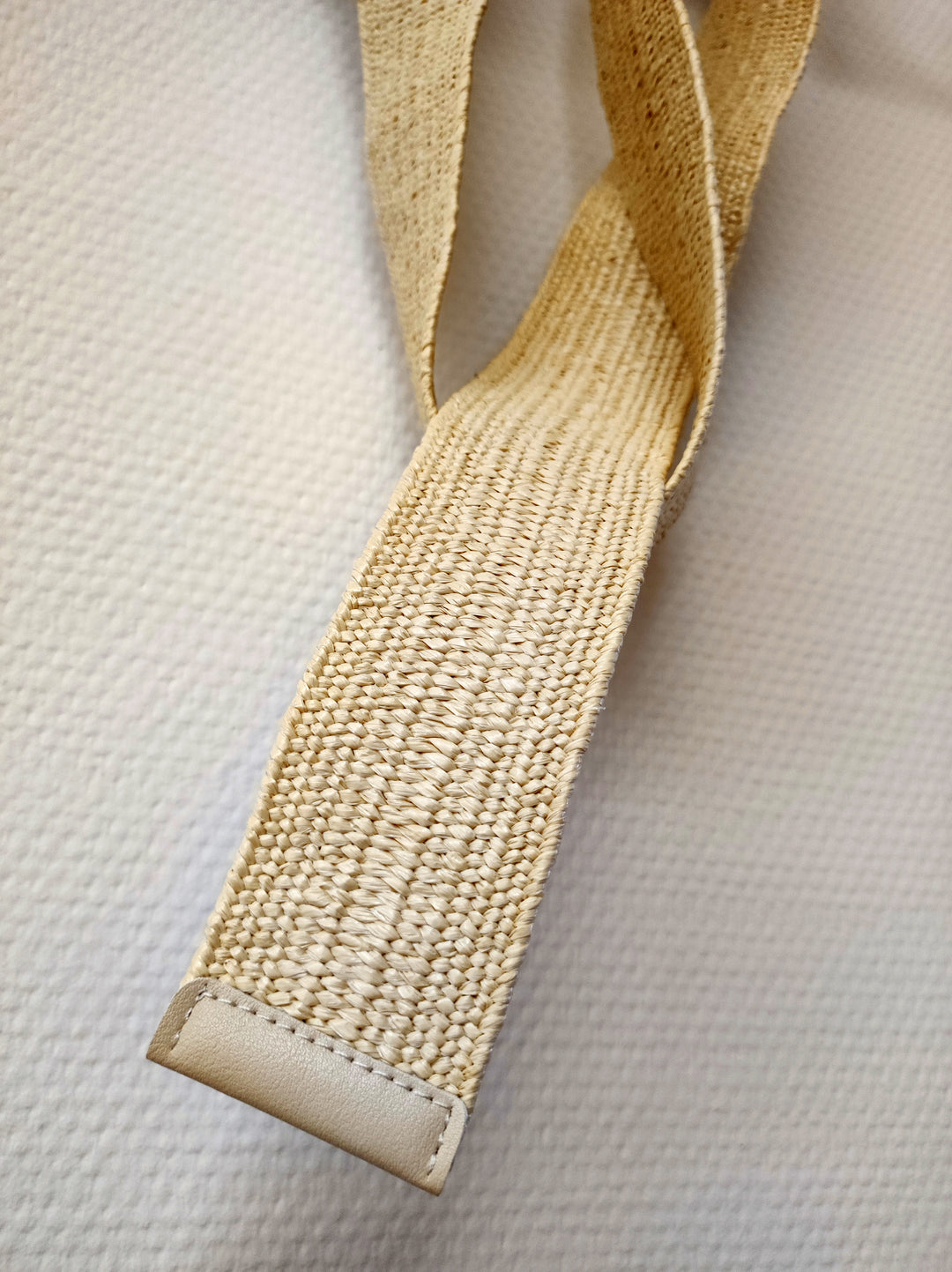 elastischer Taillengürtel - Kleidergürtel - Hosengürtel - beige
