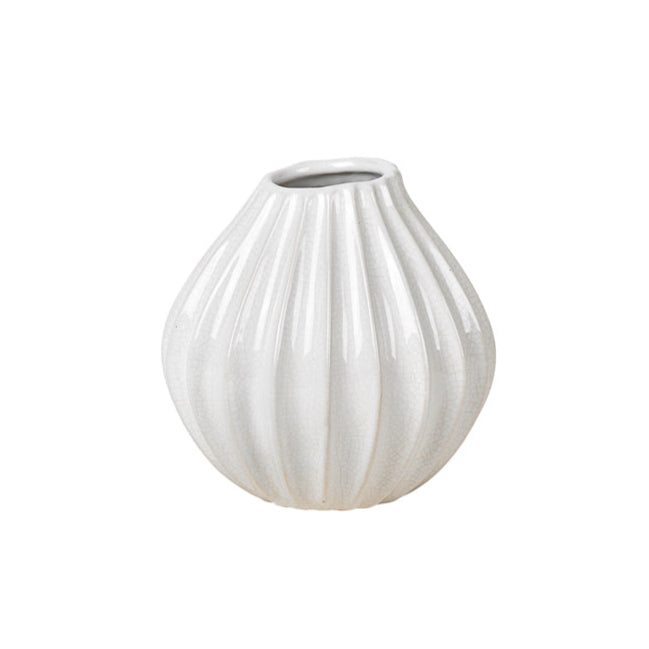 WIDE Vase S – Handgefertigte Keramikvase mit organischem Design