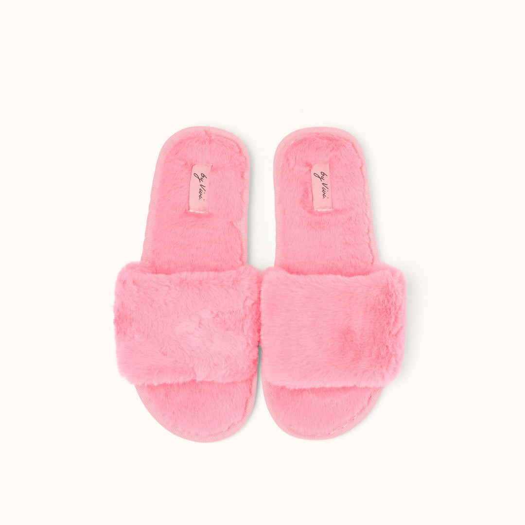 Slipper Pink Flamingo | flauschig-stylischer Plüsch-Komfort