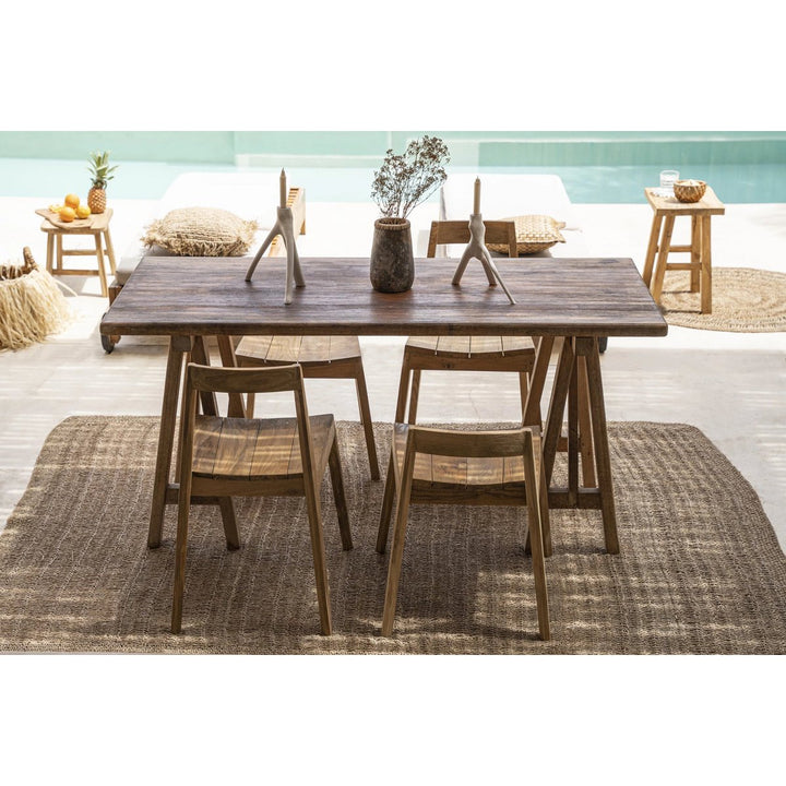 Der Seegrasteppich - 180x240 - Boho Teppich aus Bast, Sisal und Palme