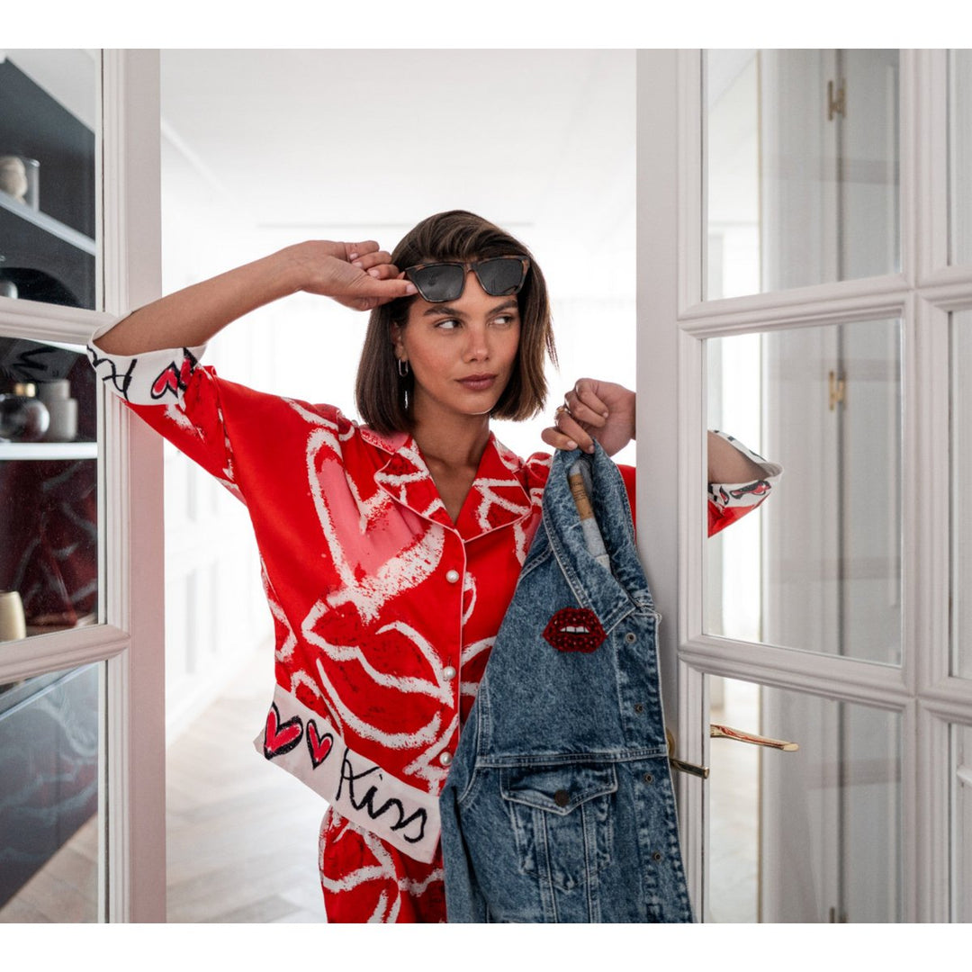 Bluse KISS ME / Loose Cut