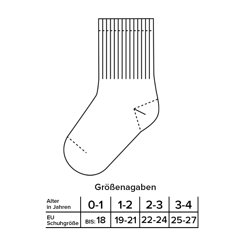 Socken NICE / Baby Mini 1-2 Jahre