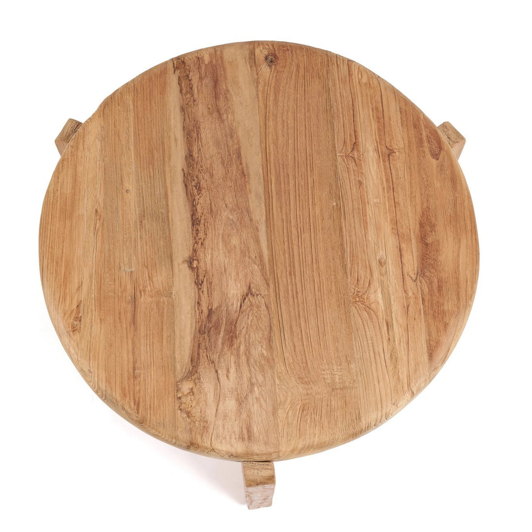 Der "Wabi Sabi" Couchtisch - Teakholz - M - Boho Beistelltisch