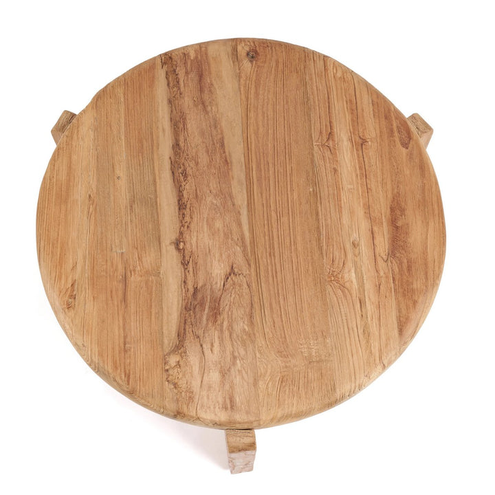 Der "Wabi Sabi" Couchtisch - Teakholz - M - Boho Beistelltisch