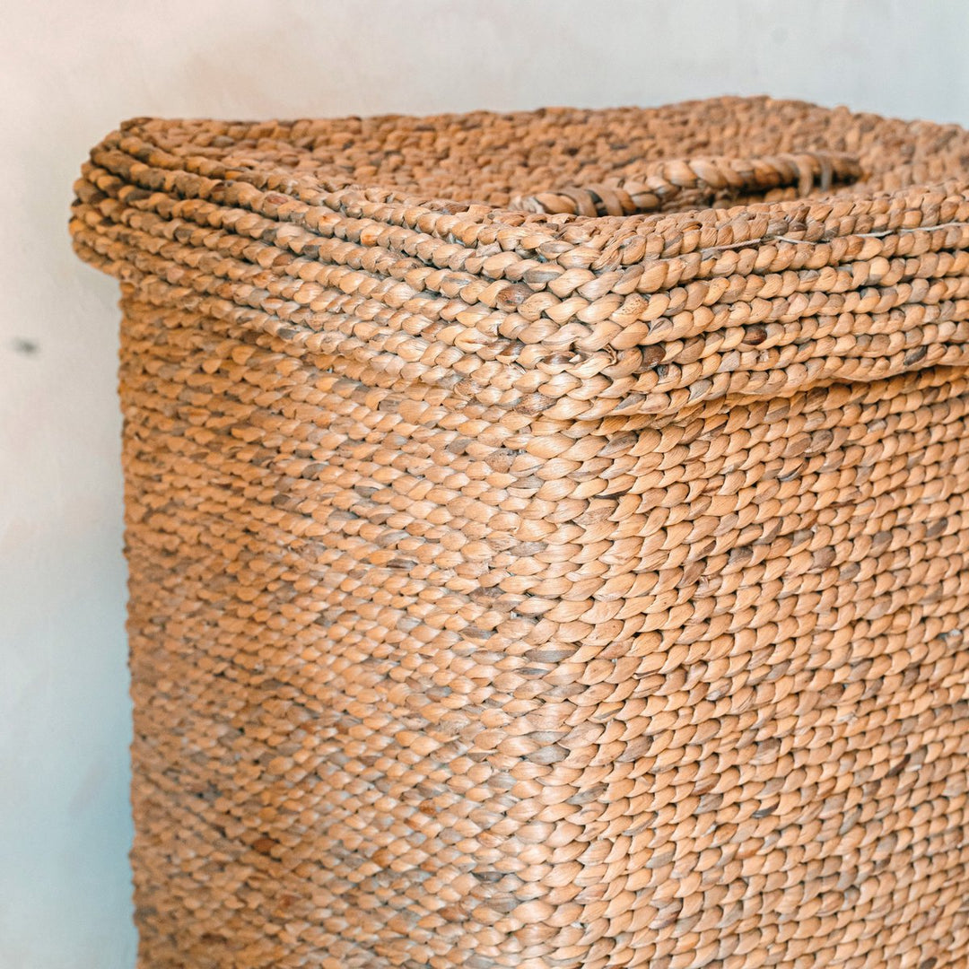 Wäschekorb SEMERU - handgefertigter Aufbewahrungskorb - Boho Dekokorb