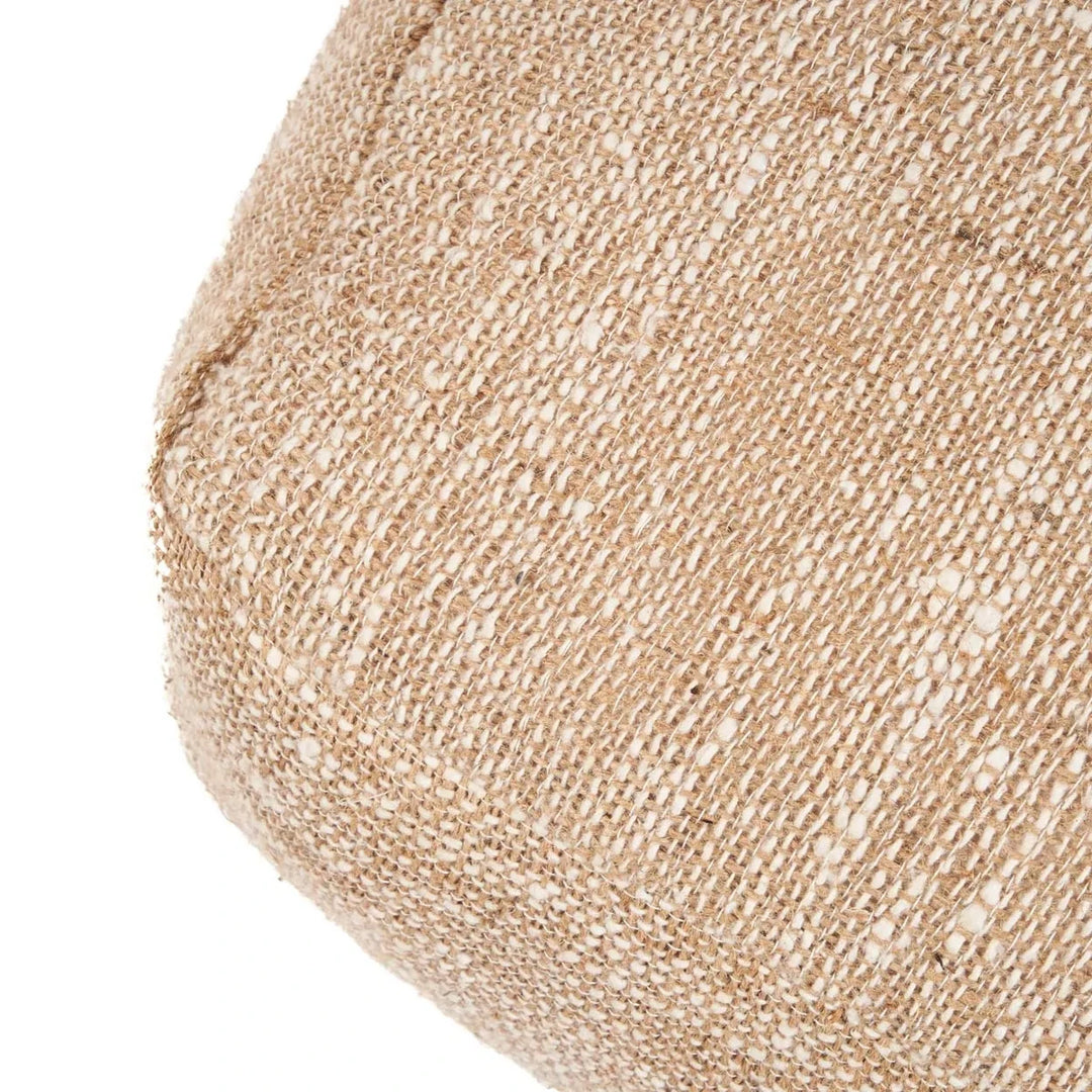 Der "Comfy Pouf" - Beige - Sitzhocker für Boho Einrichtung