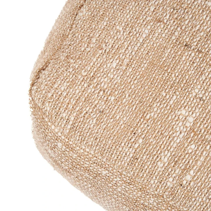 Der "Comfy Pouf" - Beige - Sitzhocker für Boho Einrichtung