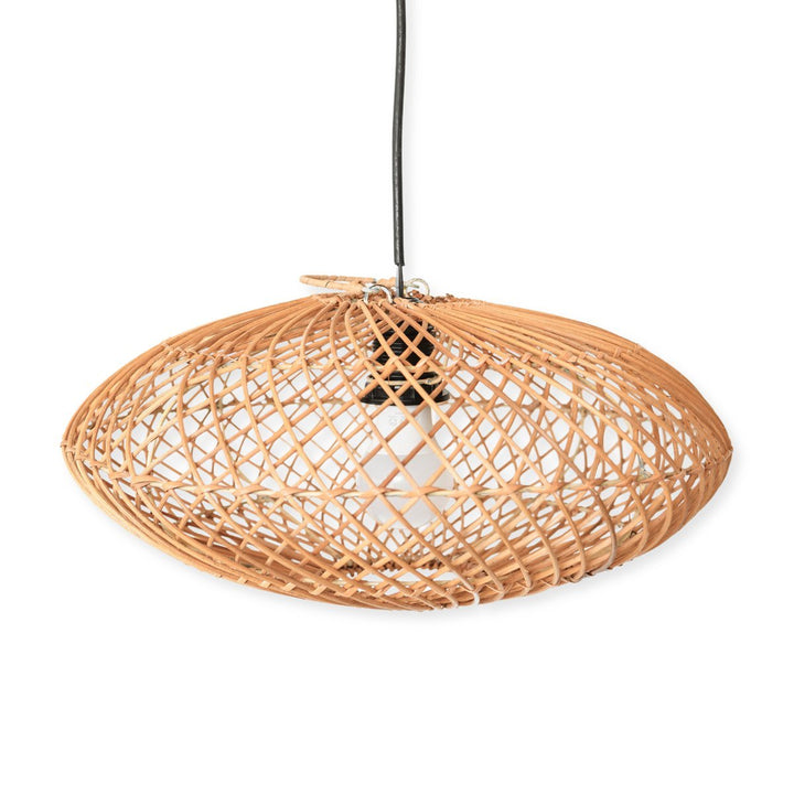 Rattan Boho Lampenschirm ARANA - Deckenleuchte - Hängelampe