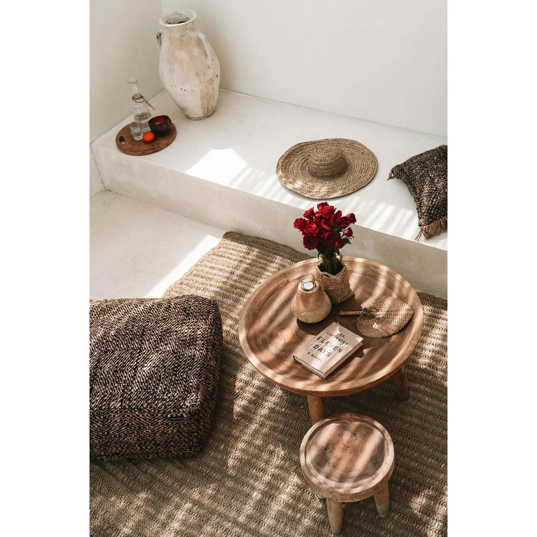 Der Seegrasteppich - 180x240 - Boho Teppich aus Bast, Sisal und Palme