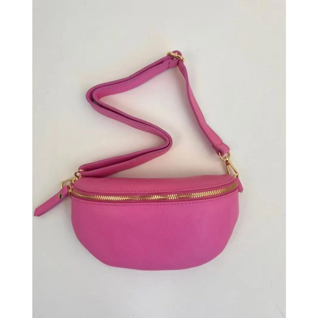 Hüfttasche 'Ruby' | Leder PINK