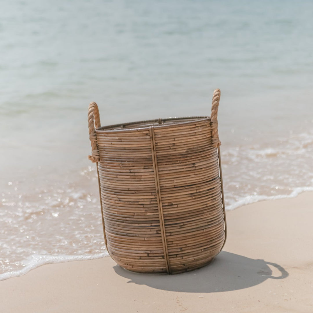 Wäschekorb OTERE - Pflanzkorb - Aufbewahrungskorb - Boho Dekokorb