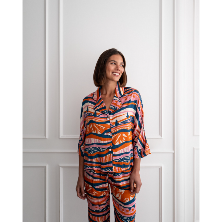 Bluse HAPPY STRIPES / Loose Cut