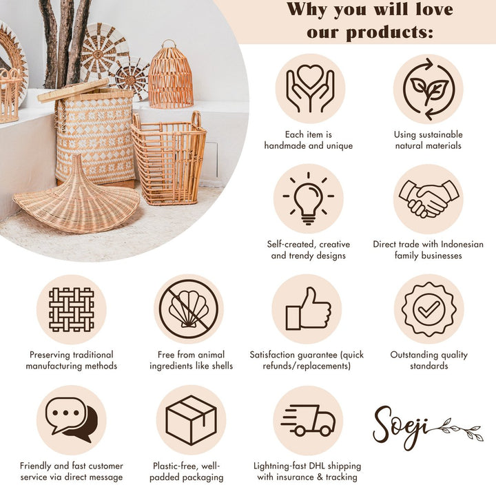 Aufbewahrungskorb RAJA – Pflanzkorb – Wäschekorb - Dekokorb