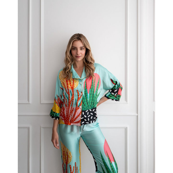 Bluse UNDER THE SEA / Loose Cut