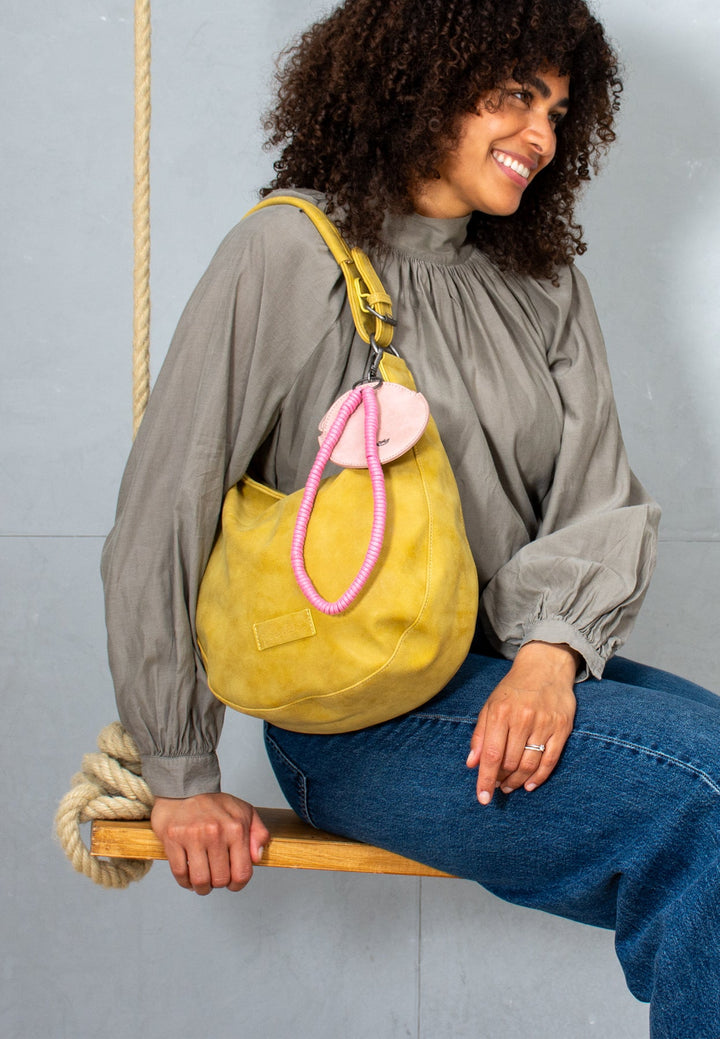 Handtasche Fritzi Hobo - Lime / Vintage Tasche