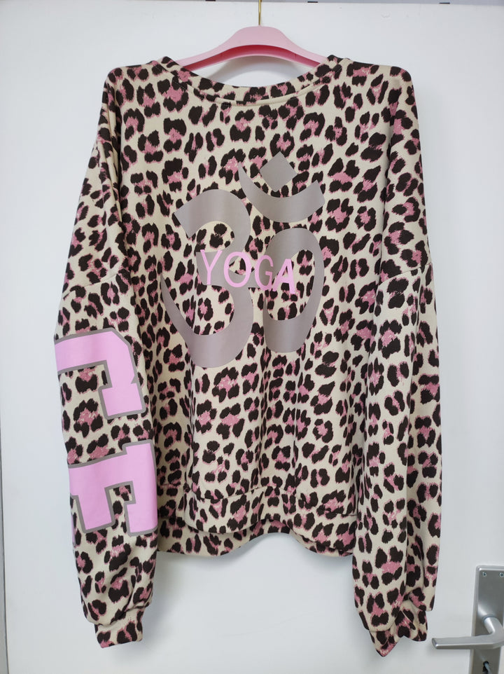 Pulli YOGA / BALANCE - Leo hell - rosa