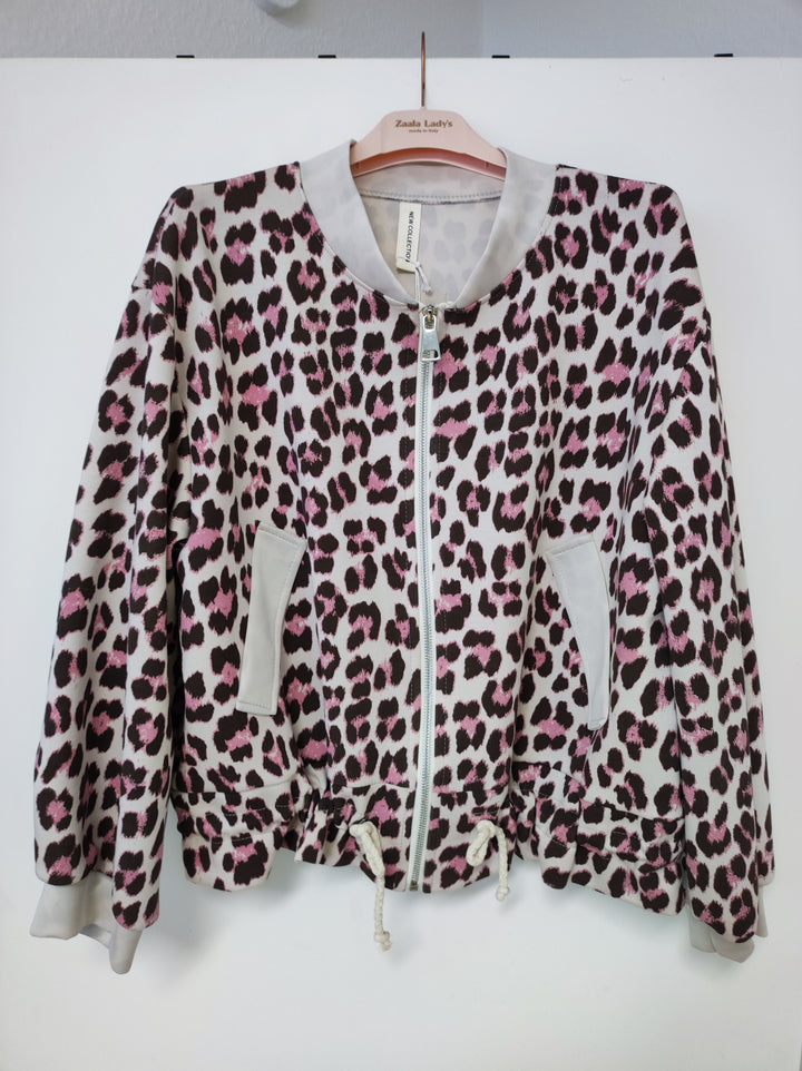 Jacke - Leo - beige-rosa