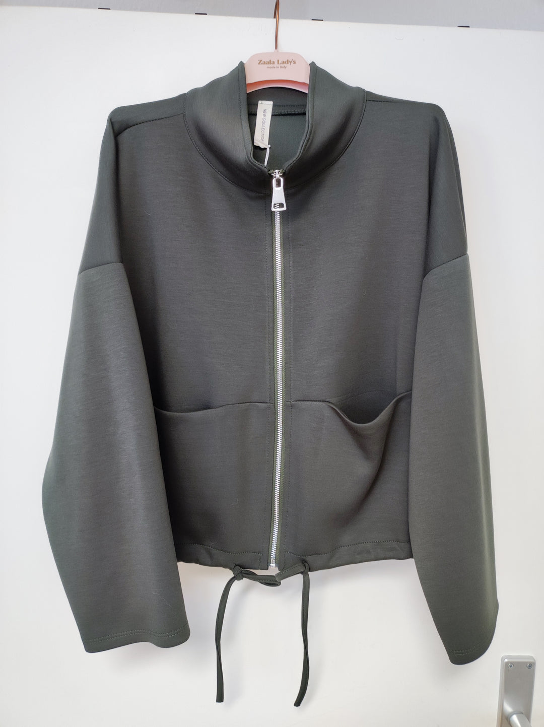 Jacke / Trainingsjacke - dunkelgrün