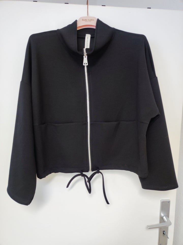 Jacke / Trainingsjacke - schwarz