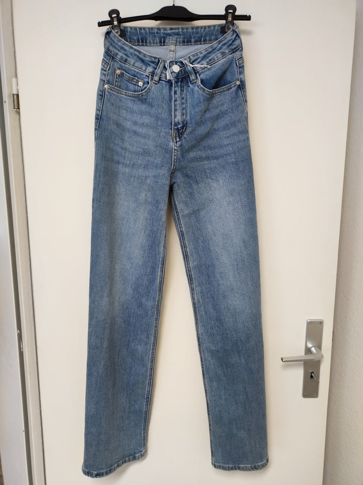 Jeans / Hose - weites Bein - XS