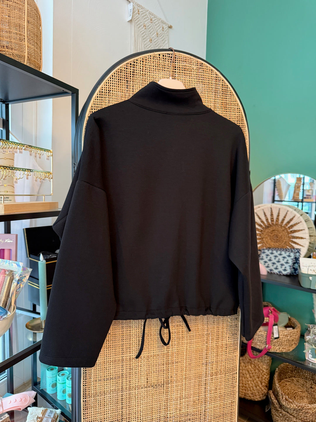 Jacke / Trainingsjacke - schwarz