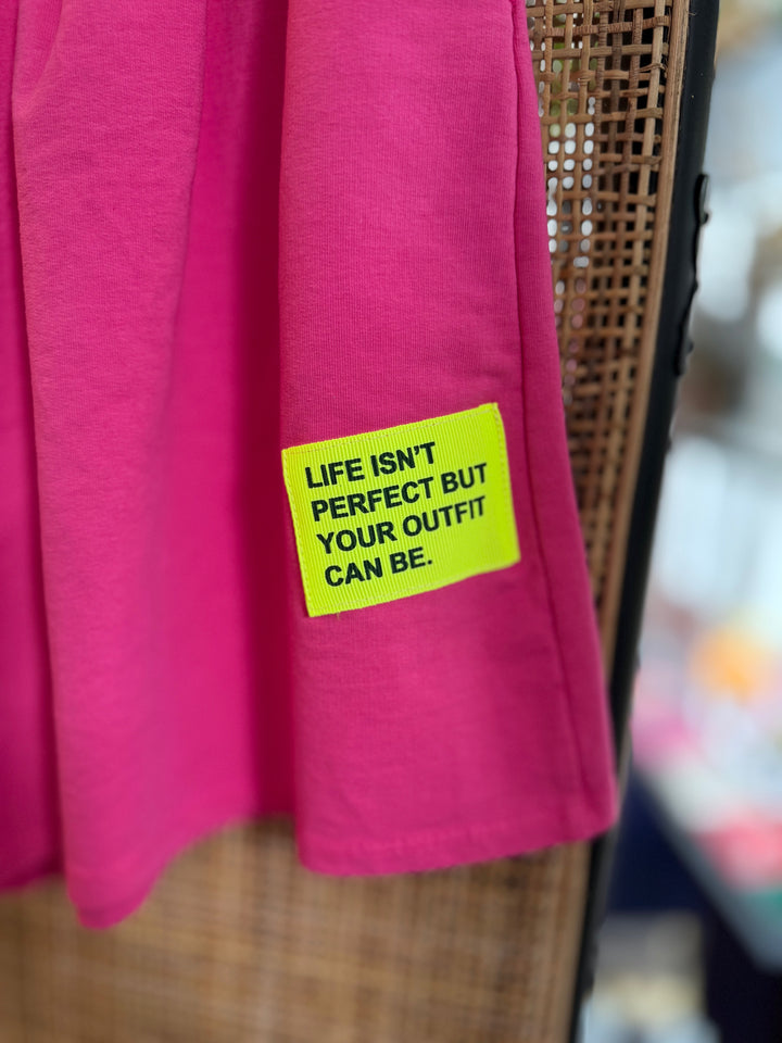 Hose / Shorts - pink - Statement Patch Neon