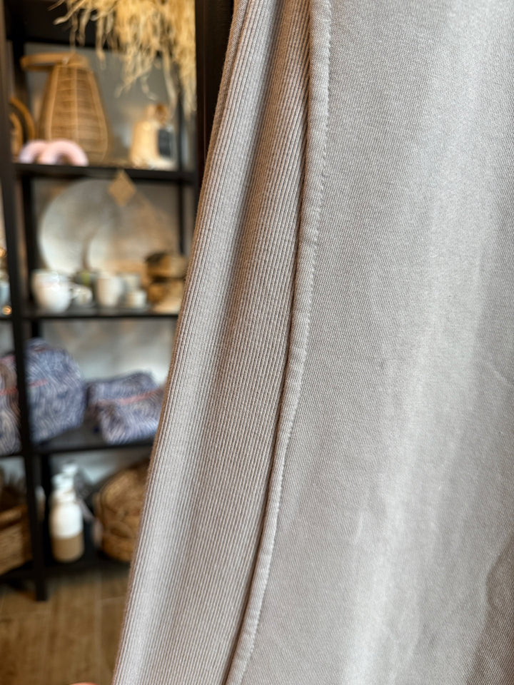 Hose / Sweatpants - weites Bein - braun