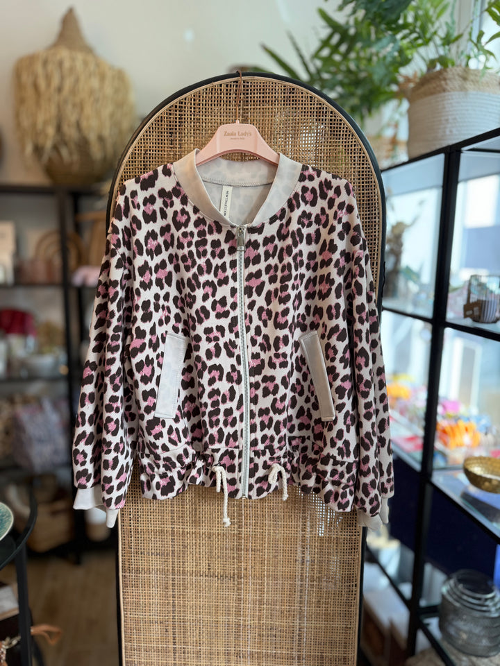 Jacke - Leo - beige-rosa