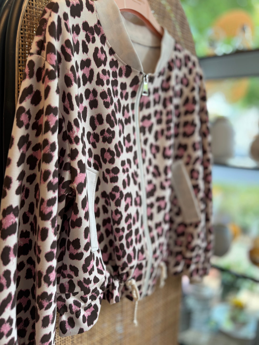 Jacke - Leo - beige-rosa