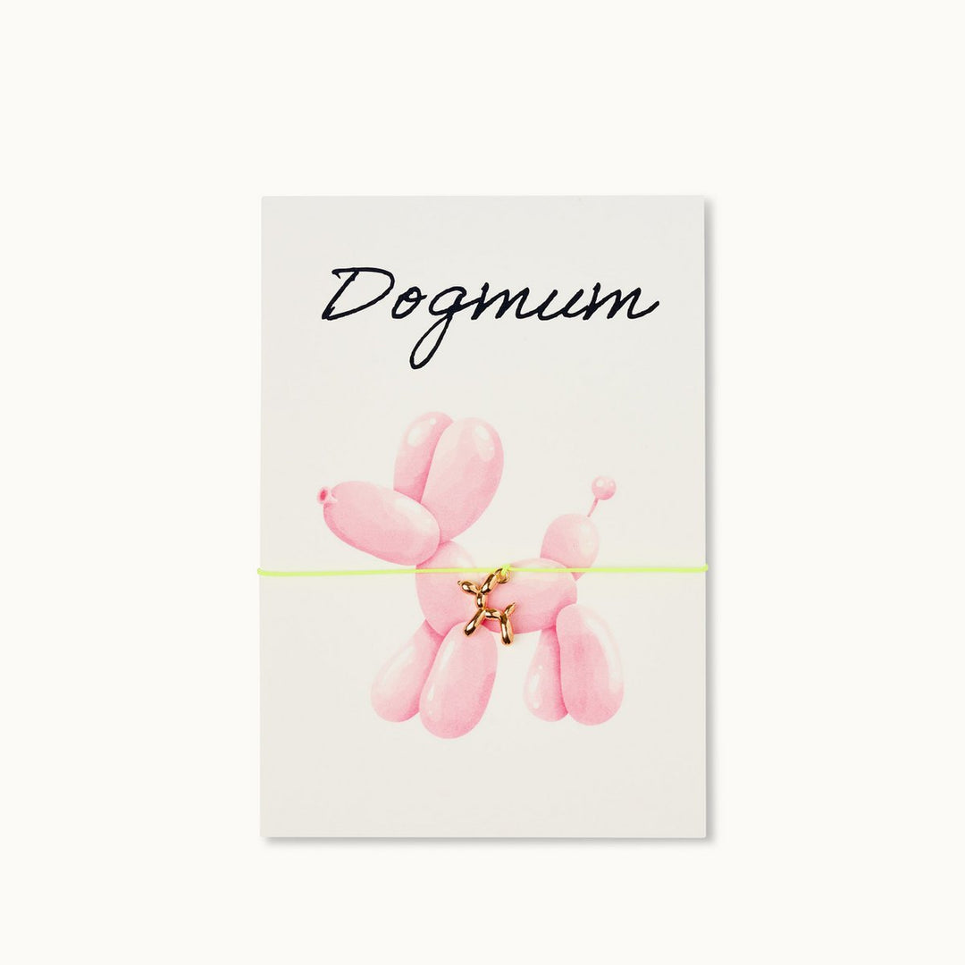 Armband-Karte: Dogmum - Baloon Hund