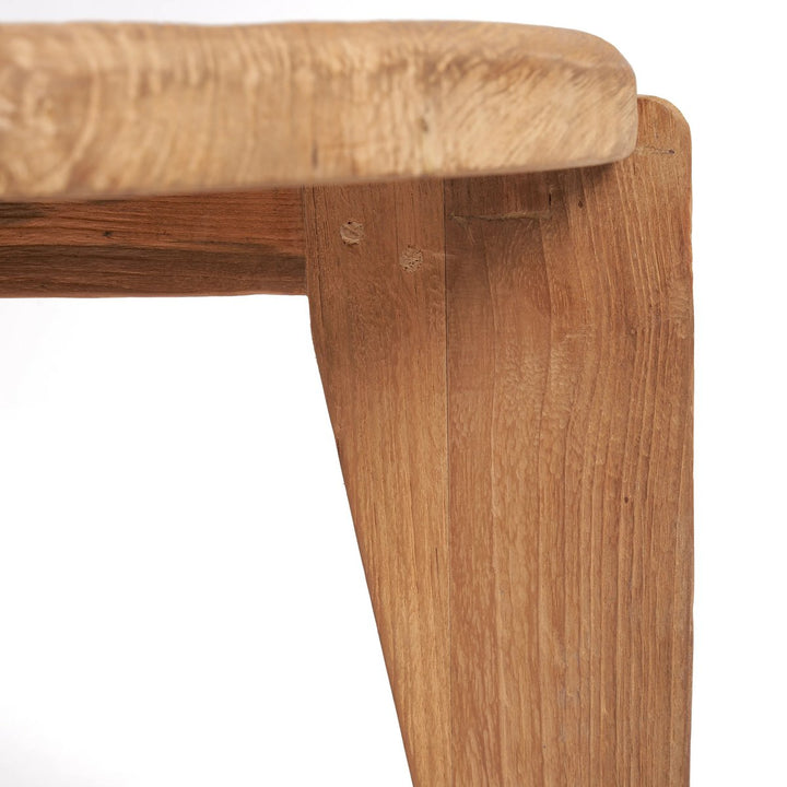 Der "Wabi Sabi" Couchtisch - Teakholz - M - Boho Beistelltisch