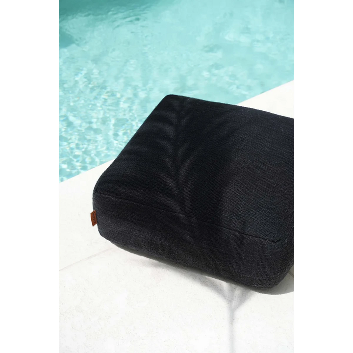 Der "Comfy Pouf" - Schwarz - Sitzhocker für Boho Einrichtung