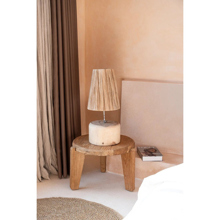 Der "Wabi Sabi" Couchtisch - Teakholz - M - Boho Beistelltisch