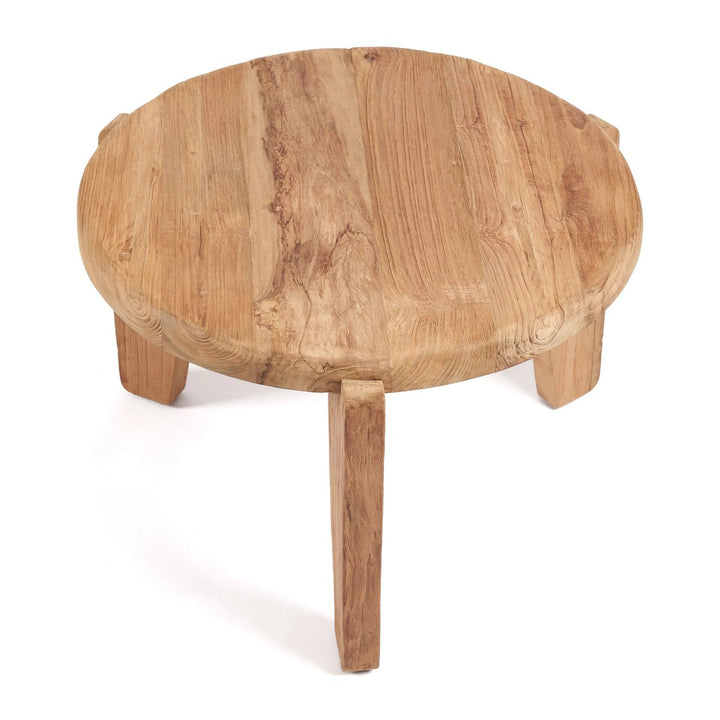 Der "Wabi Sabi" Couchtisch - Teakholz - M - Boho Beistelltisch