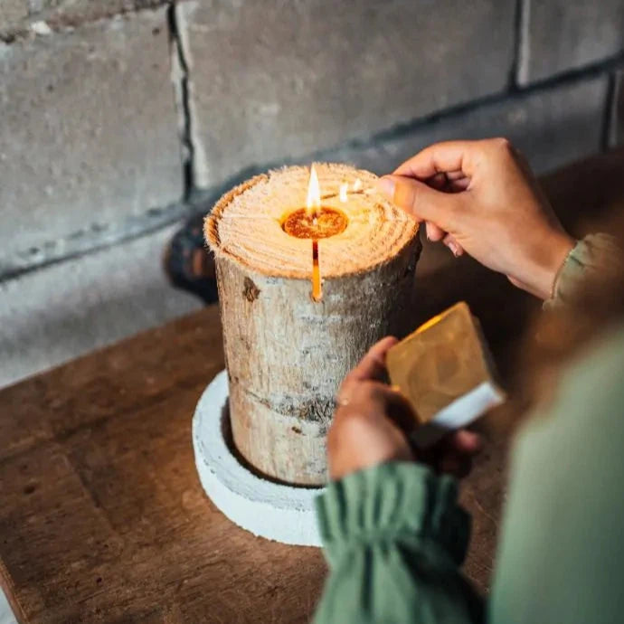 Wood Torch - Schwedenfeuer