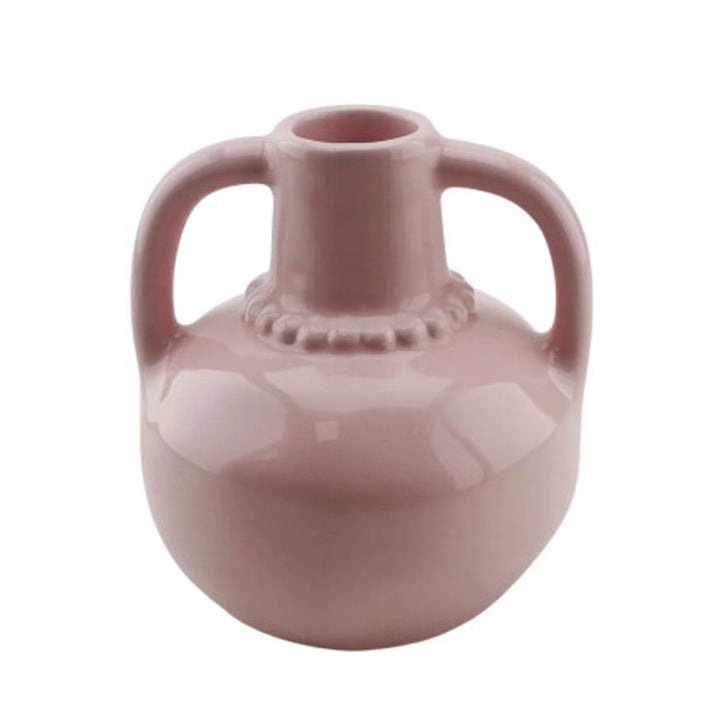Kugelvase PEARL NECK - Krug Vase - rosa