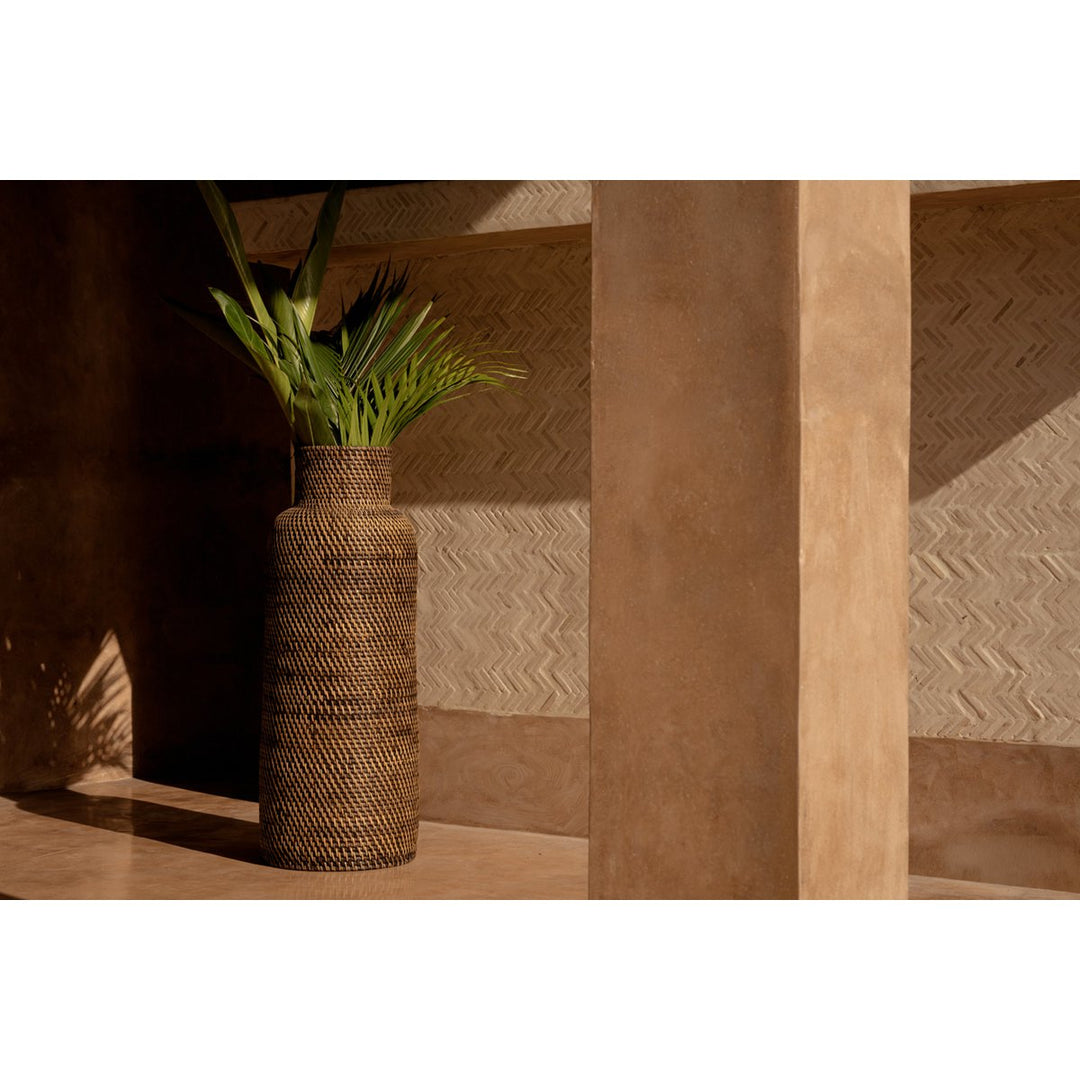 COLONIAL Korb - Regenschirmständer - Bodenvase - Naturbraun
