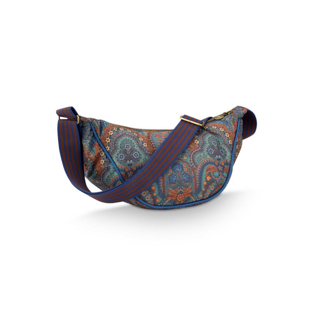 Half Moon Cross Body Bag FREYA JABALI BLUE