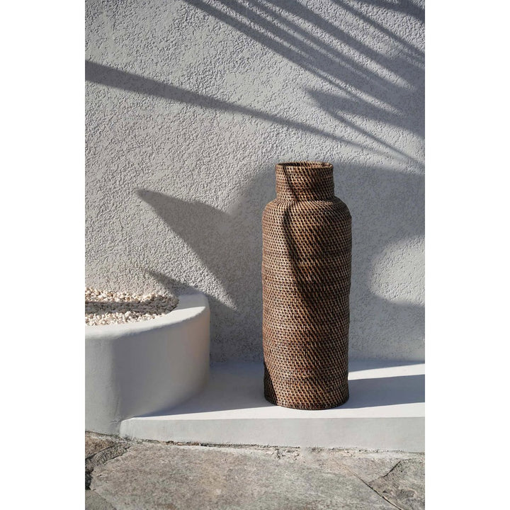 COLONIAL Korb - Regenschirmständer - Bodenvase - Naturbraun
