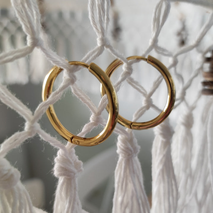 Ohrringe Creolen bold gold (02)