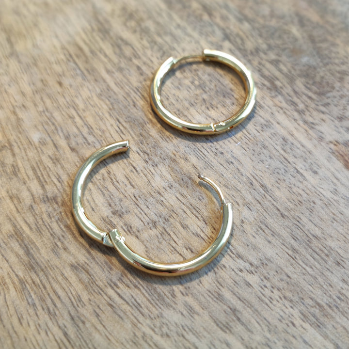 Ohrringe Creolen bold gold (02)