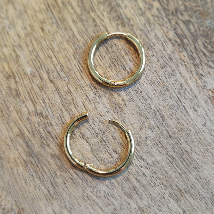 Ohrringe Creolen bold gold (03)