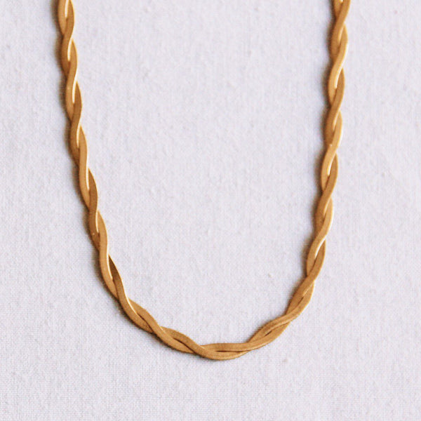 Halskette - Schlangenkette TWISTED - Gold