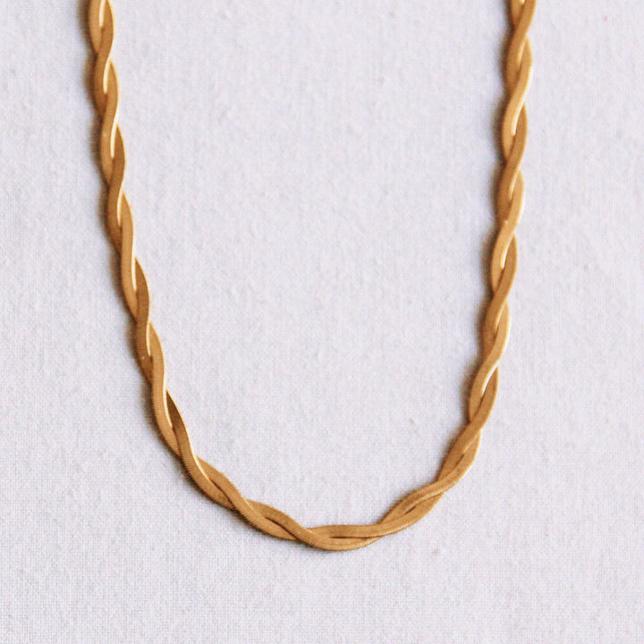 Halskette - Schlangenkette TWISTED - Gold