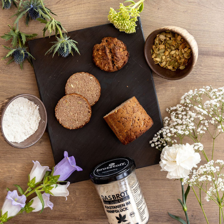 5x Bio-Kastanien im Hanfglück - Das Brot aus dem Glas