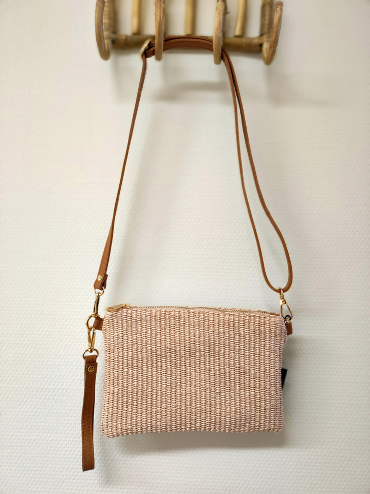 Clutch - Umhängetasche - Handtasche - apricot