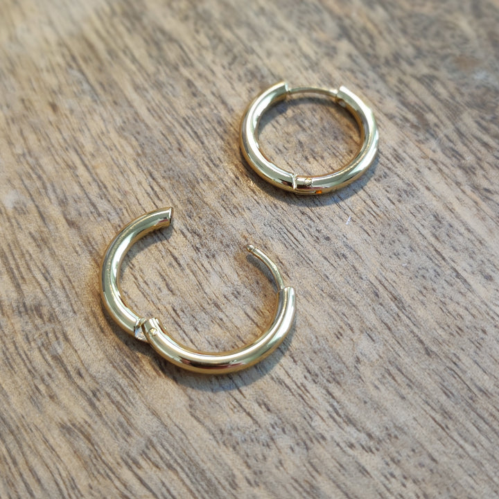 Ohrringe Creolen bold gold (04)