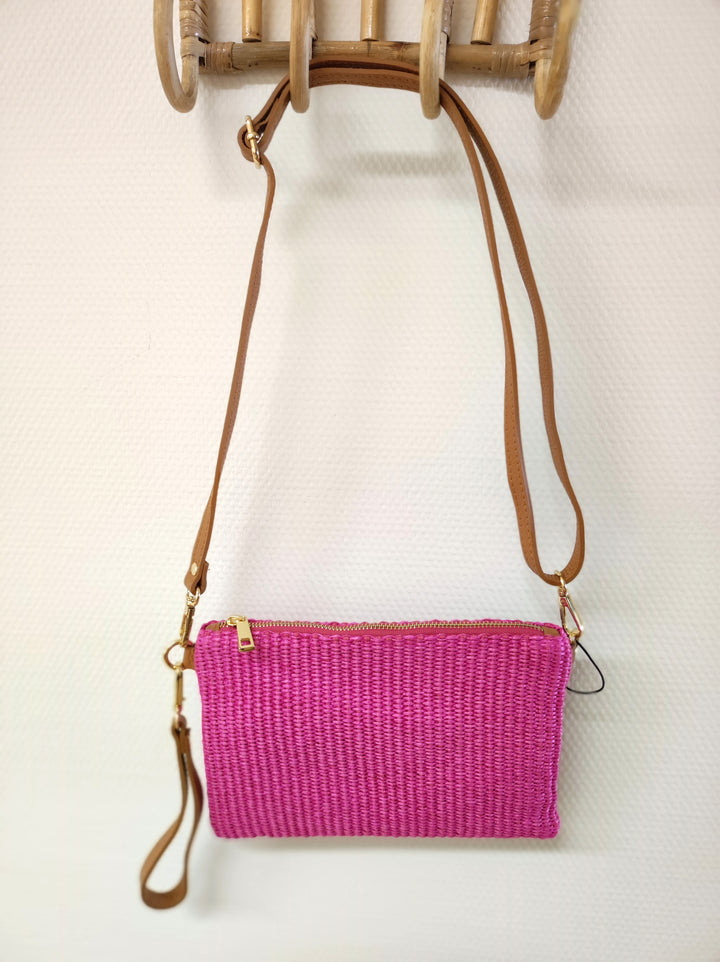 Clutch - Umhängetasche - Handtasche - pink