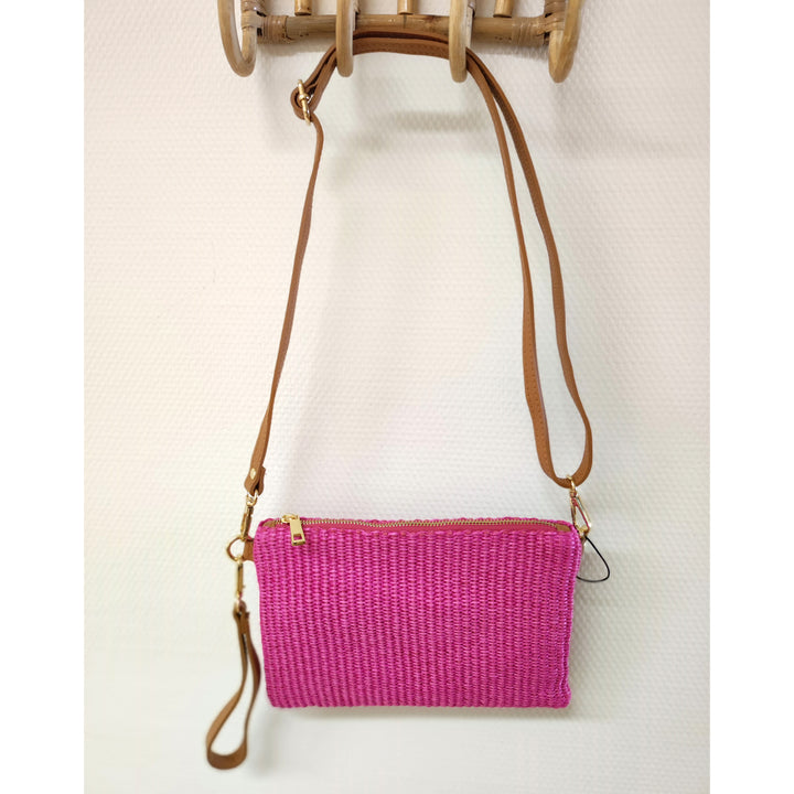 Clutch - Umhängetasche - Handtasche - pink